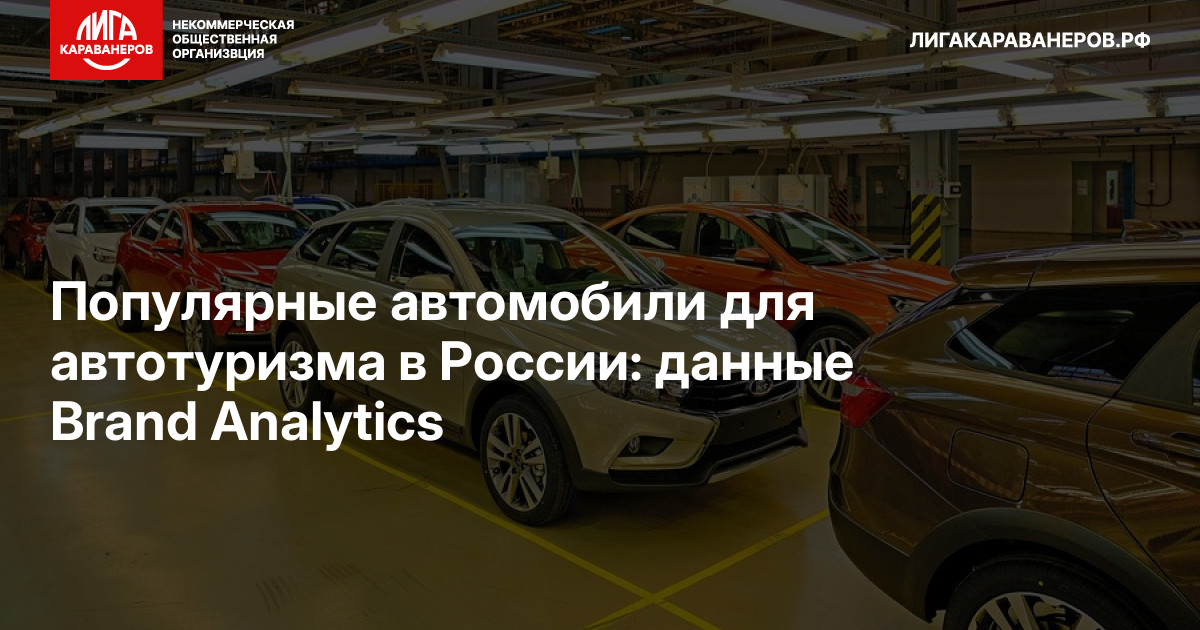 Популярные автомобили для автотуризма в России: данные Brand Analytics